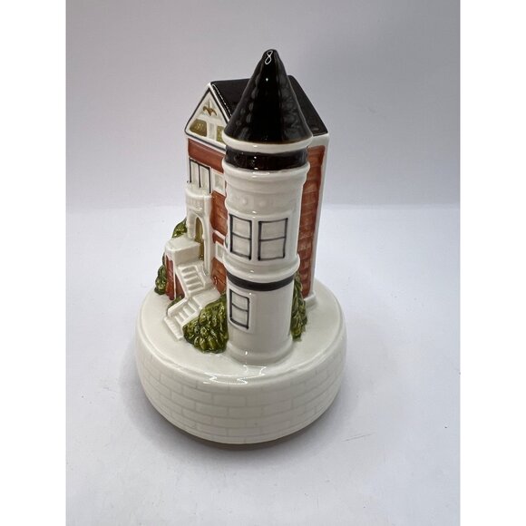 Vtg Otagiri San Francisco House Music Box, plays, I Left My Heart In San Francis - Picture 6 of 7
